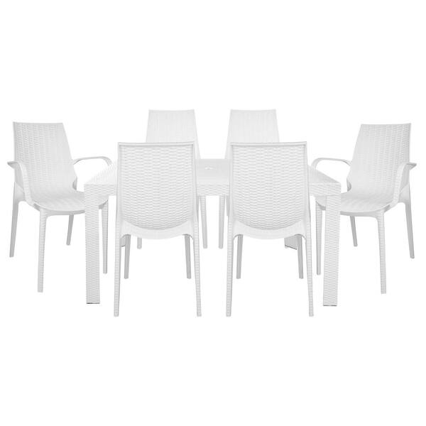 Henning 2pk store Patio Dining Chairs - White - Proiect 62™M