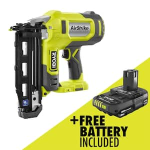 ONE+ 18V 16-Gauge Cordless AirStrike Finish Nailer with 2.0 Ah Battery