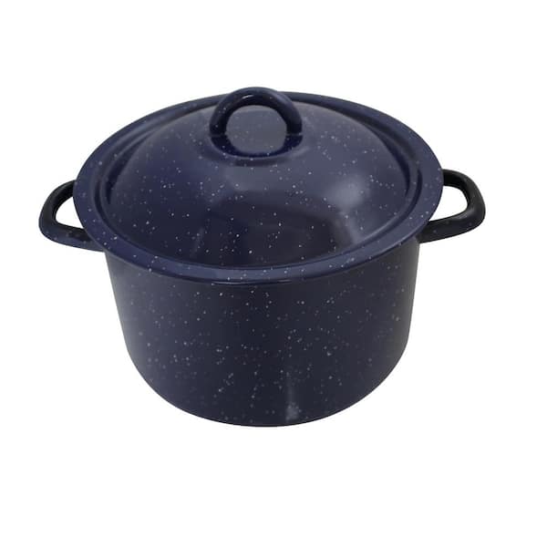 Enamel Cooking Pot Boiler Pan Deep Steamer - China Enamel Steamer and  Enamel Stock Pot price