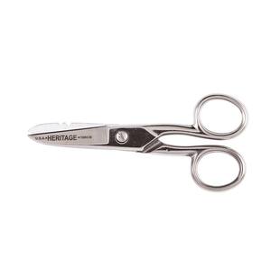 Serrated Electrician Scissors with Stripping