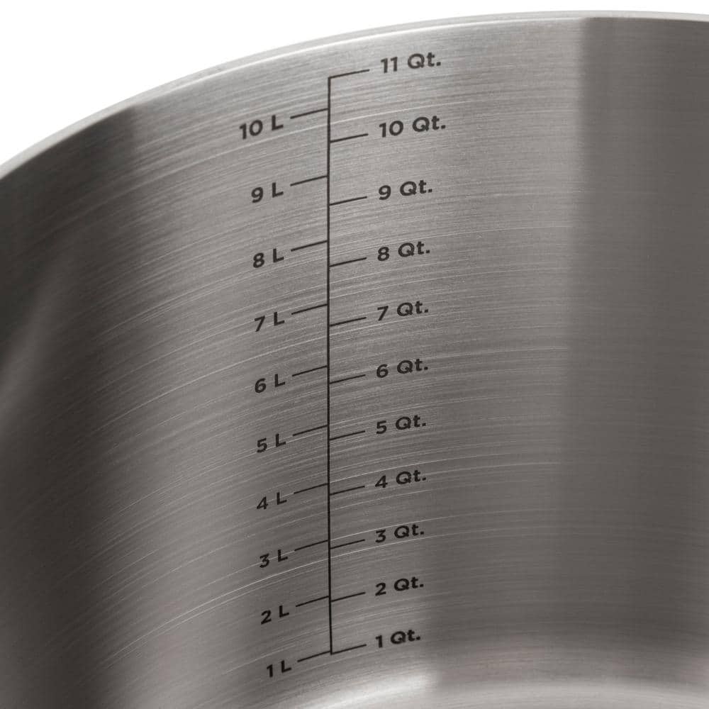 Viking 12-Quart Stainless Steel Stock Pot with Lid