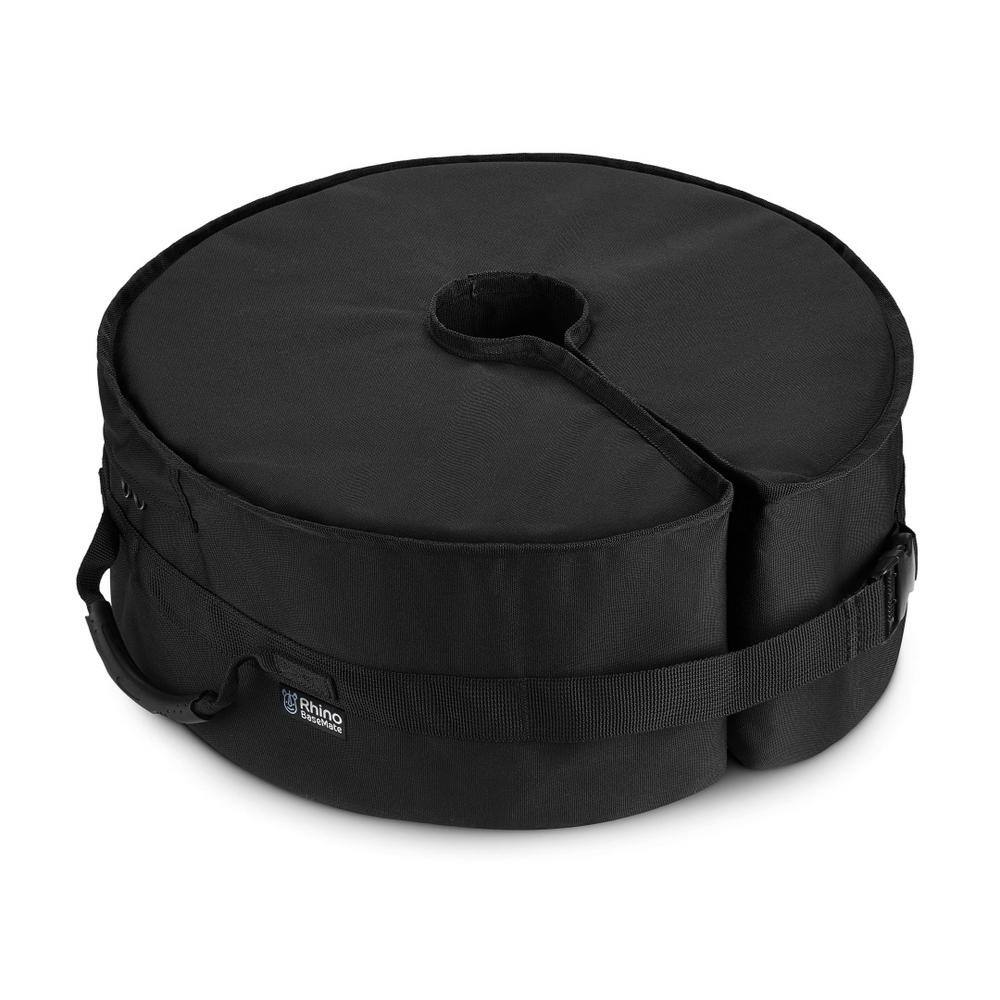 90 Ibs. Patio Umbrella Base with Side Slot Opening, 18 in . Black-Round, Fits Any Offset price history on PriceWatchPro