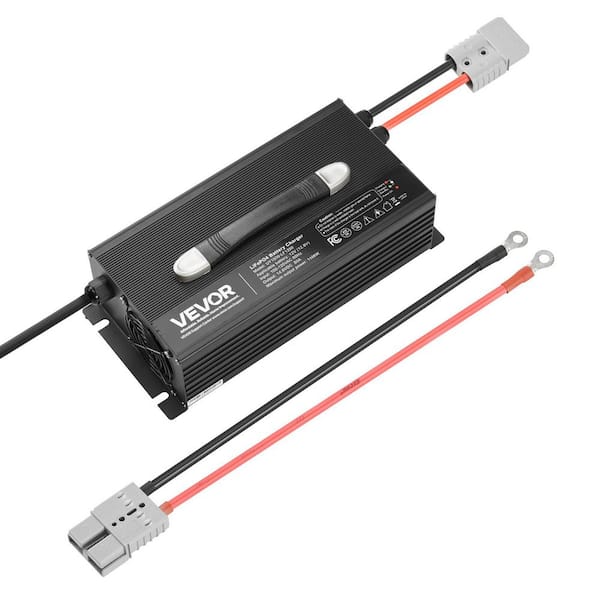 12V 80A Lithium Battery Charger, 14. 6V, AC-DC LiFePO4 Smart Charger, with Anderson Connector, LED Indicator