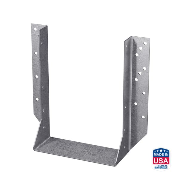 HU Galvanized Face-Mount Joist Hanger for Quad 2x10 Nominal Lumber