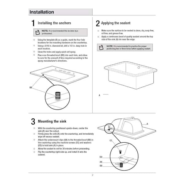 20 in Undermount Single Bowl White Ceramic Kitchen Sink