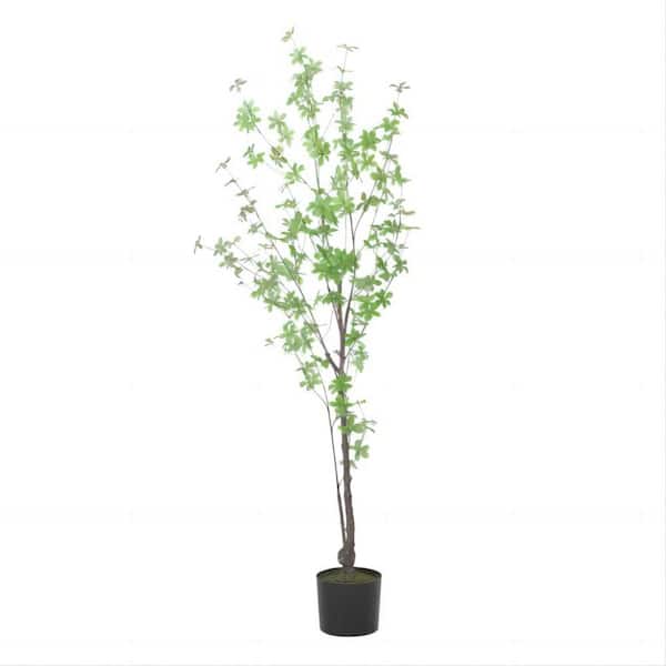Clihome 59 in. H Artificial Disc Leaf Tree