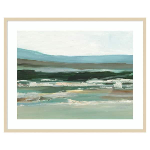 Amanti Art Cool Vista I by Ethan Harper 41 in. W x 33 in. H. Wood Framed Wall Art Print Framed in Brown