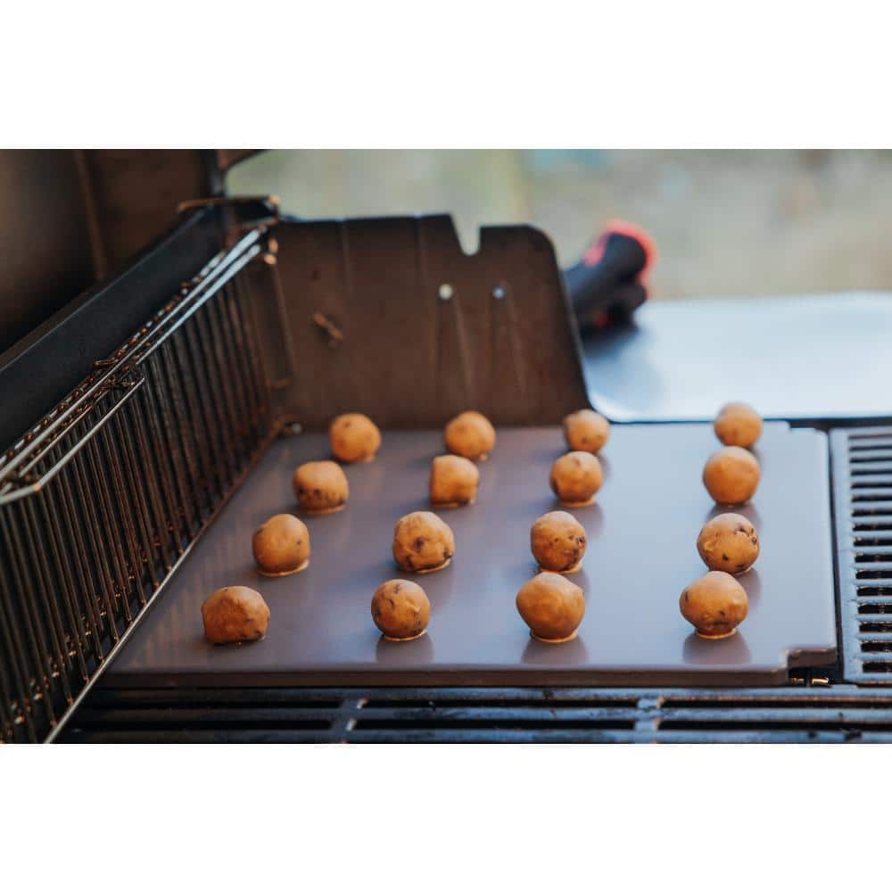 Weber Glazed Black Ceramic Baking Stone
