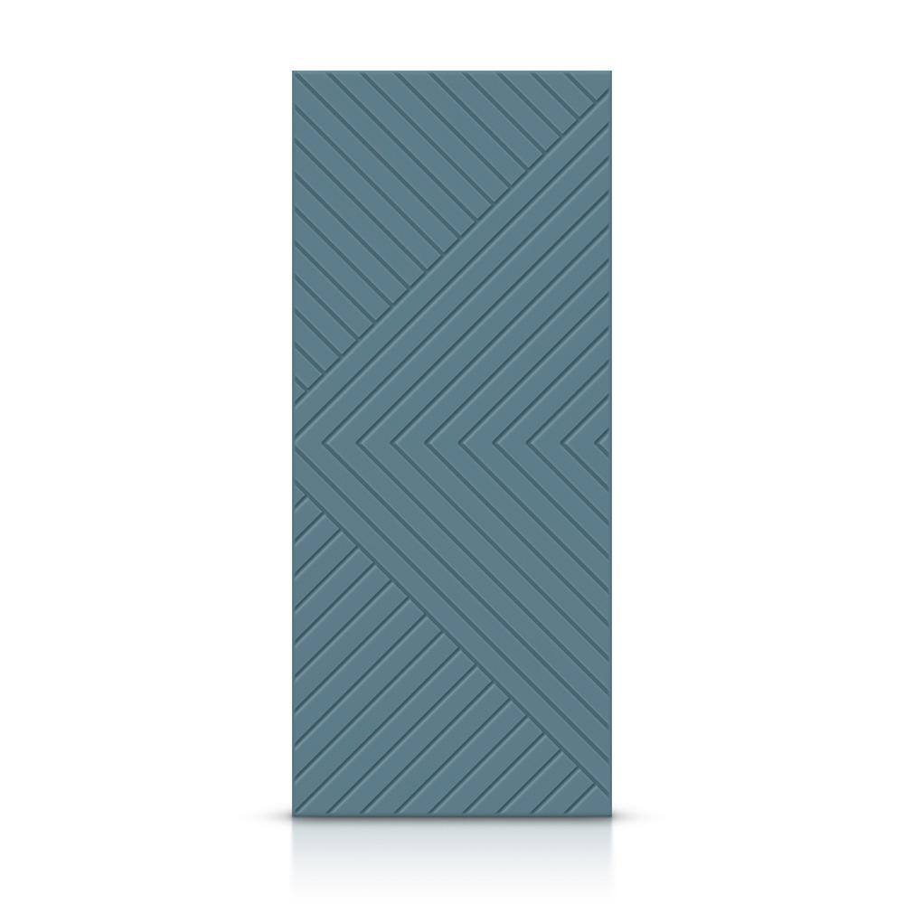 30 in. x 84 in. Hollow Core Dignity Blue Stained Composite MDF Interior Door Slab price history on PriceWatchPro