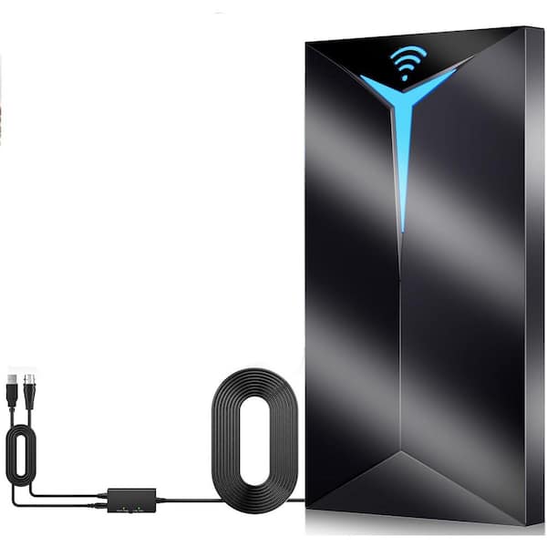2025 Advanced TV Antenna Indoor Outdoor for 2K and 4K Smart TVs with Local Channels and 36 Ft HD Cable