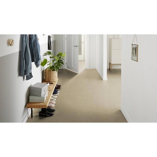 Forbo Flooring Systems Marmoleum Cinch Loc Seal Barbados 10-mm T x 12-in W x 12-in L Waterproof Tile Look Laminate Flooring (6.78-sq ft / Carton)