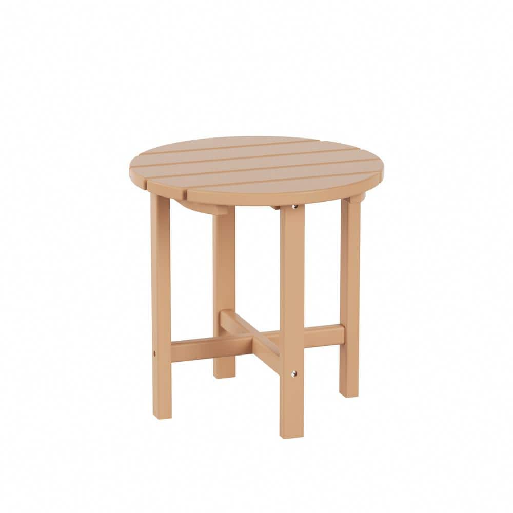 Teak Round 18" Outdoor Side Table