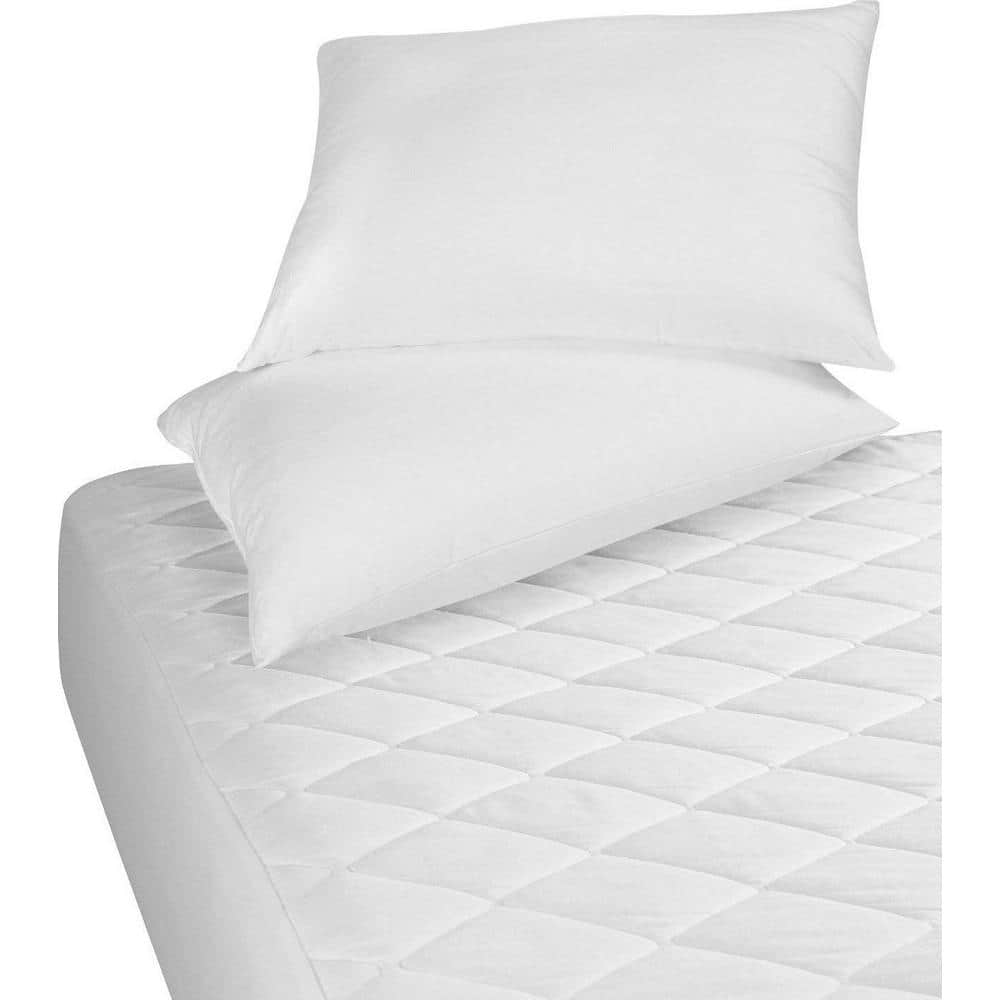 Full Quilted Hypoallergenic Mattress Pad 4008FL - The Home Depot