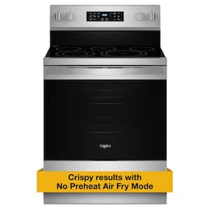 30 in. 5 Element Freestanding Electric Range in Fingerprint Resistant Stainless Steel with Air Cooking Technology