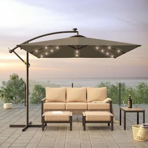 Sonkuki 8.2 ft. x 8.2 ft. Patio Offset Cantilever Umbrella