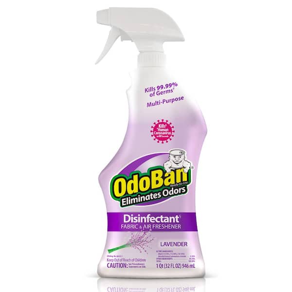 OdoBan 32 oz. Lavender Multi-Purpose Disinfectant Spray, Odor Eliminator, Sanitizer, Fabric Freshener, Mold Control