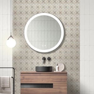 Classic 6 in. x 6 in. Textured Decorative Ceramic Wall Tile (36/case)