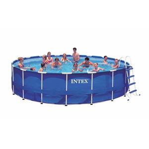 18 ft. x 48 in. Round Metal Frame Above-Ground Pool Set with Filter and Pump (2-Pack)