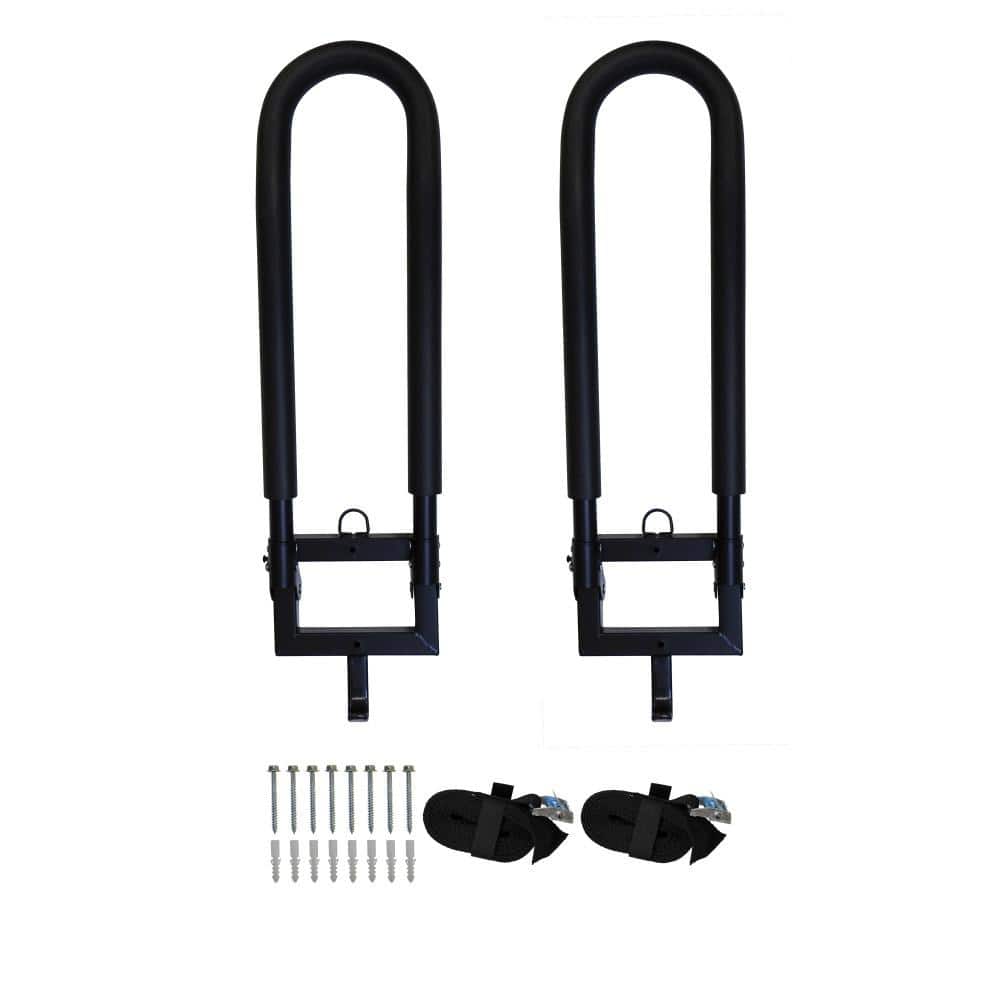 Heavy-Duty Black Steel Folding Kayak Storage Rack