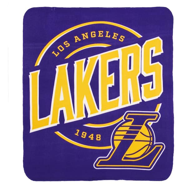 THE NORTHWEST GROUP NBA Lakers Campaign Fleece Throw Blanket
