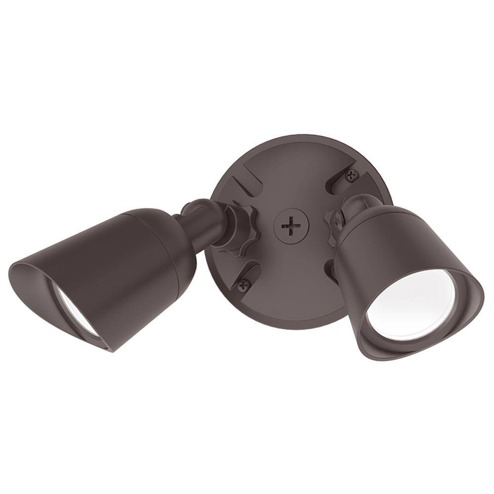 Endurance Double Spot 30-Watt Bronze Outdoor Integrated LED Spot Light, 3000K price history on PriceWatchPro