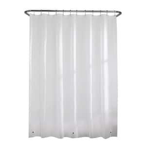 PEVA 70 in. W x 72 in. L White Shower Curtain Liner