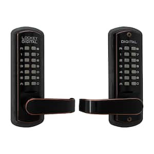 3835 Oil Rubbed Bronze Double Combination Mechanical Keyless Lever Lock with Passage Function