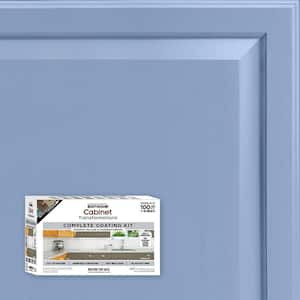 1 qt. Satin Cottage Blue Interior Cabinet Paint Kit