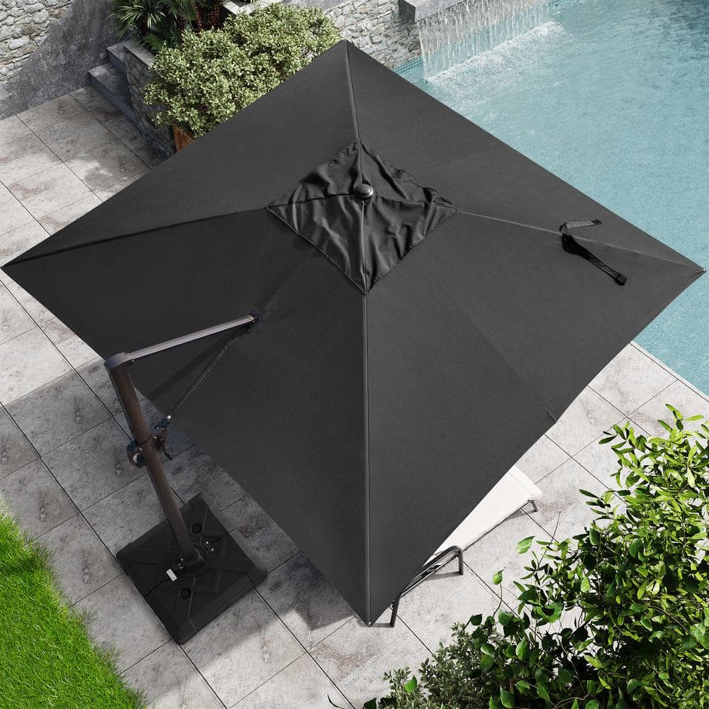 Pellebant 11 ft. x 9 ft. Aluminum Dual-Top 360° Rotation
