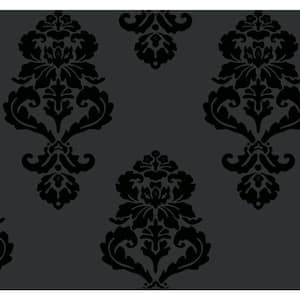 Graphic Damask Paper Strippable Roll Wallpaper (Covers 60.75 sq. ft.)