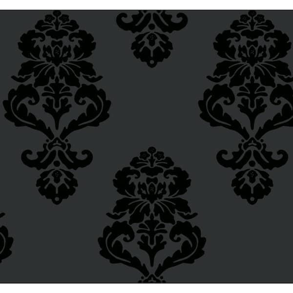 York Wallcoverings Graphic Damask Paper Strippable Roll Wallpaper (Covers 60.75 sq. ft.)