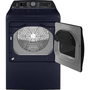 Profile 7.3 cu. ft. Smart Gas Dryer in Sapphire Blue with Fabric Refresh, Sanitize, Steam, ENERGY STAR