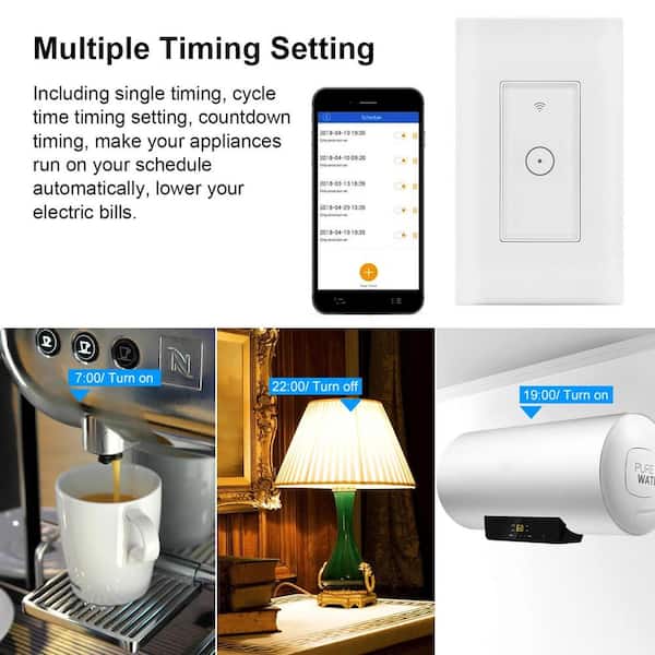 Dropship Smart WiFi Light Switch Touch In Wall Remote Controller For Alexa  Google Home IFTTT to Sell Online at a Lower Price