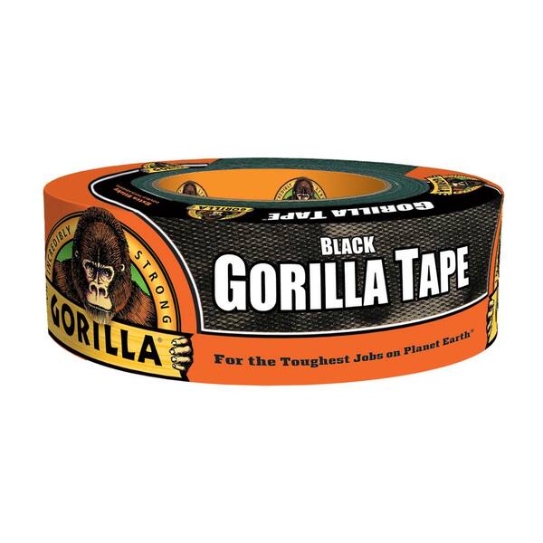 Gorilla 1.88 in. x 35 yd. Black Tape