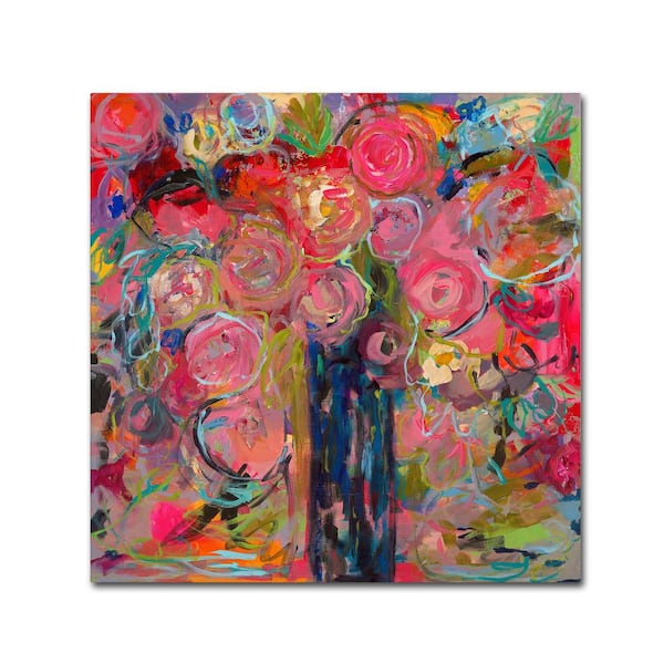 Trademark Fine Art 18 in. x 18 in. "Release" by Carrie Schmitt Printed Canvas Wall Art