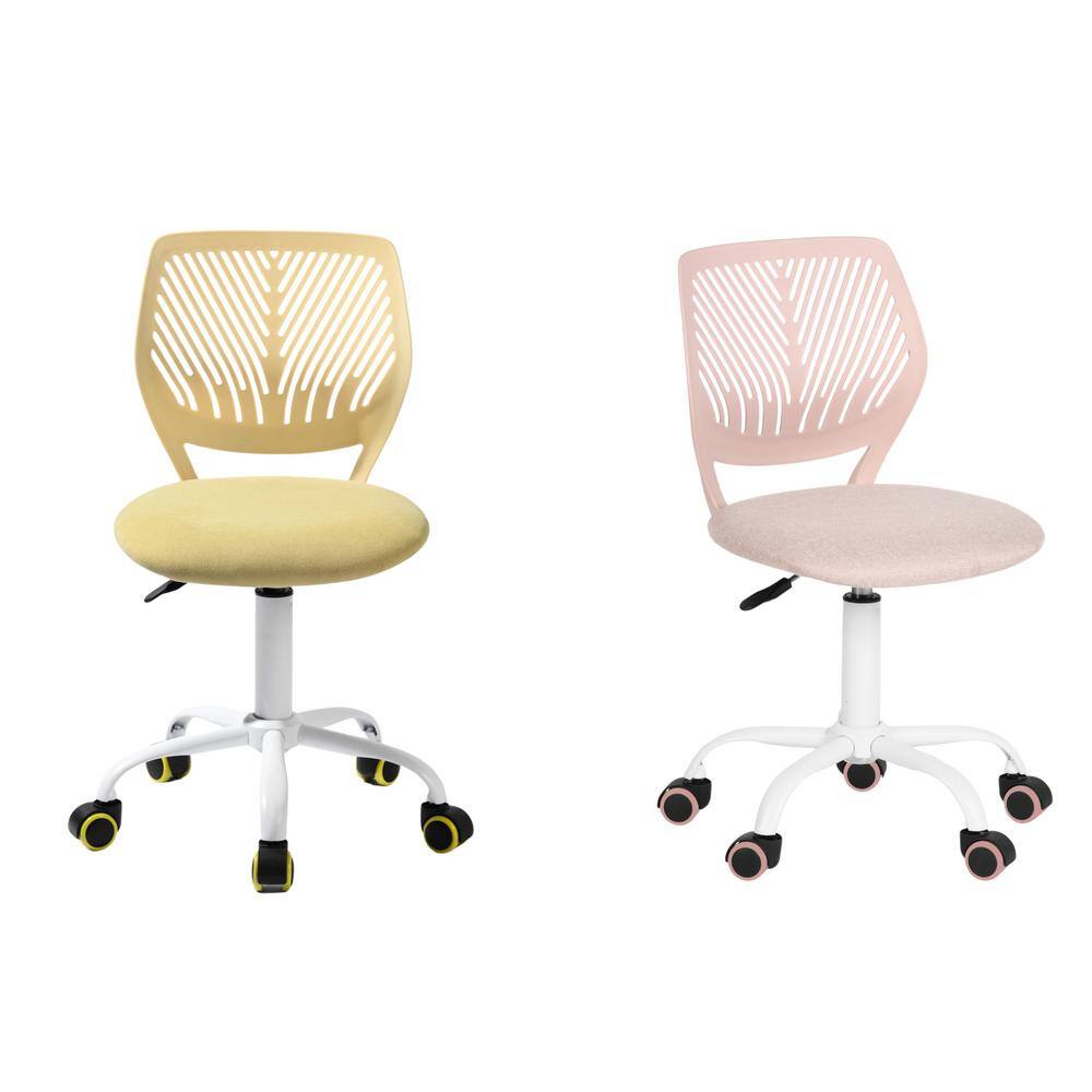 Reviews for Homy Casa Carnation Fabric Ergonomic Swivel Task Chair Set