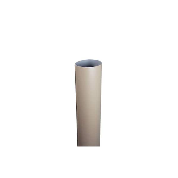 Spectra Pro Select 4 in. x 10 ft. Round Cocoa Brown Downpipe