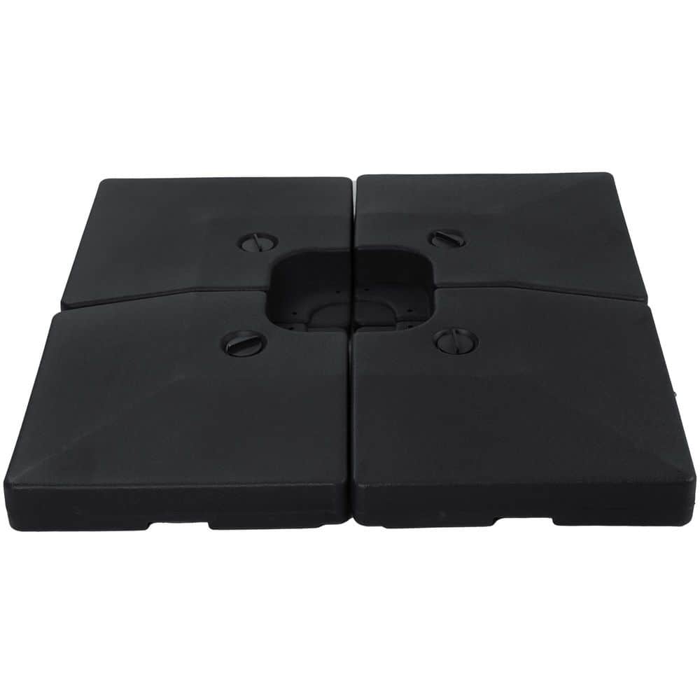 "Outdoor 170 lbs. Plastic Large Patio Umbrella Base/Stand for Patio & Deck Mobile Sun Shade Octagon 40""x40'' in Black" price history on PriceWatchPro