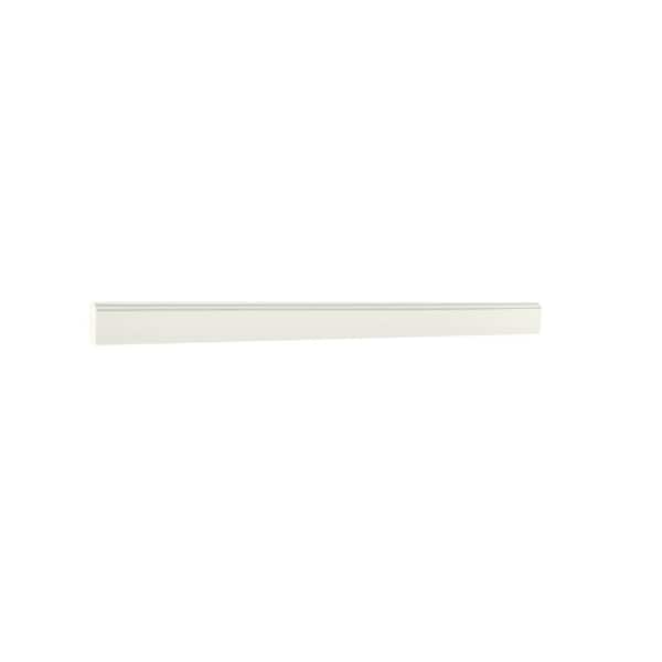 SIMPLY WOODMARK PRO Shaker Partial Overlay 94 in. W x 0.75 in. D x 1.63 in. H Decorative Trim Molding in Linen White