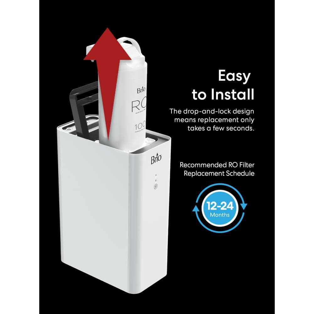Brio White Multi-Stage Reverse Osmosis Water Filter