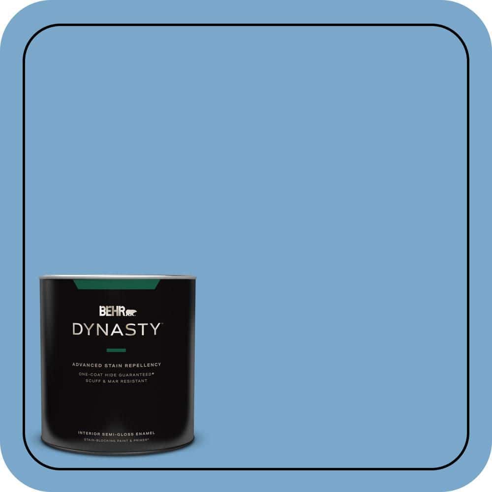 1 qt. #M520-4 Mirror Lake One-Coat Hide Semi-Gloss Enamel Interior Stain-Blocking Paint and Primer price history on PriceWatchPro