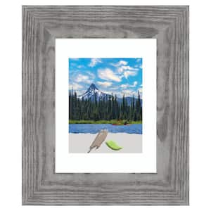 Bridge Grey Wood Picture Frame Opening Size 11 x 14 in. (Matted To 8 x 10 in.)