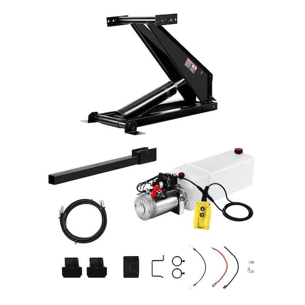 VEVOR Hydraulic Dump Lift Kit, 22,000 lb. /10 T Dump Trailer Hydraulic Scissor Hoist Kit Standard Kit, Hydraulic Dump Bed Kit