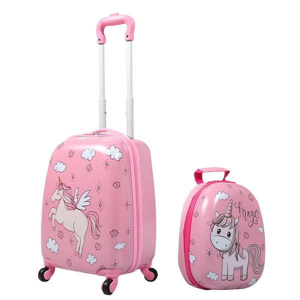 2 PCS Kids Luggage Set, 12\ Backpack and 16\ Spinner Case with 4 Uni – My  Little One