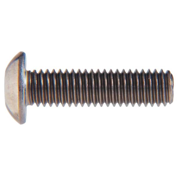 1/4 in. x 1 in. Internal Hex Button-Head Cap Screws (10-Pack)