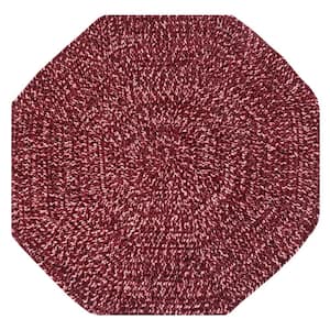 Better Trends Chenille Braid Collection Burgundy 30 x 50 Oval 100%  Polyester Reversible Solid Area Rug SS-BRCR3050BU - The Home Depot