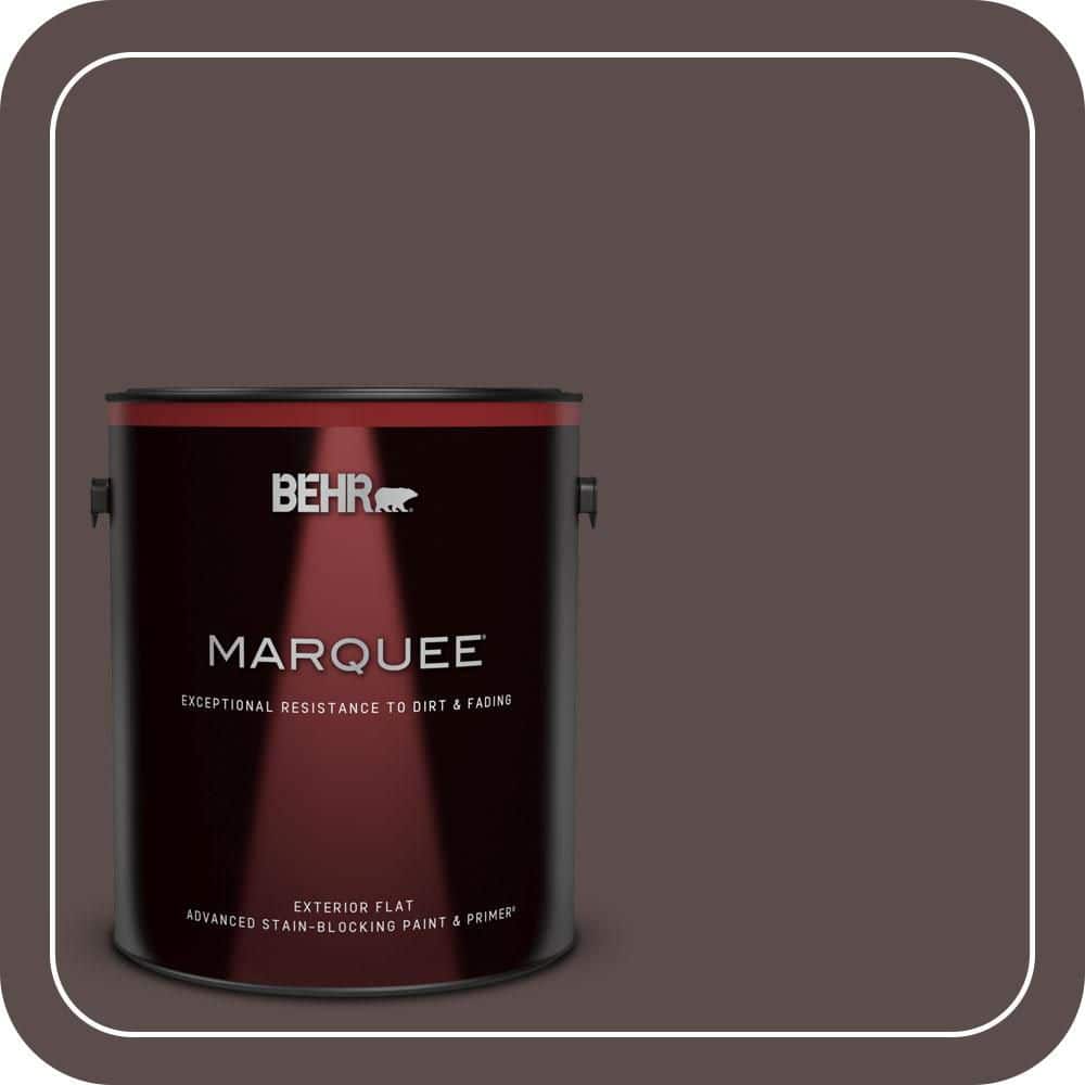 1 gal. #ECC-28-3 Charred Hickory Flat Exterior Paint & Primer product image for price tracking