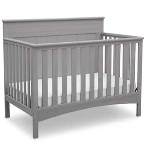 Flat Top Grey Changing Table with Wheels