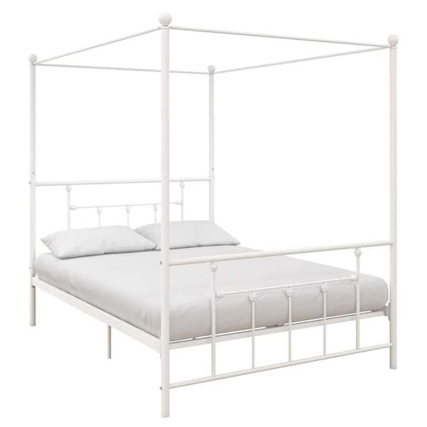DHP Mia White Canopy Full Bed