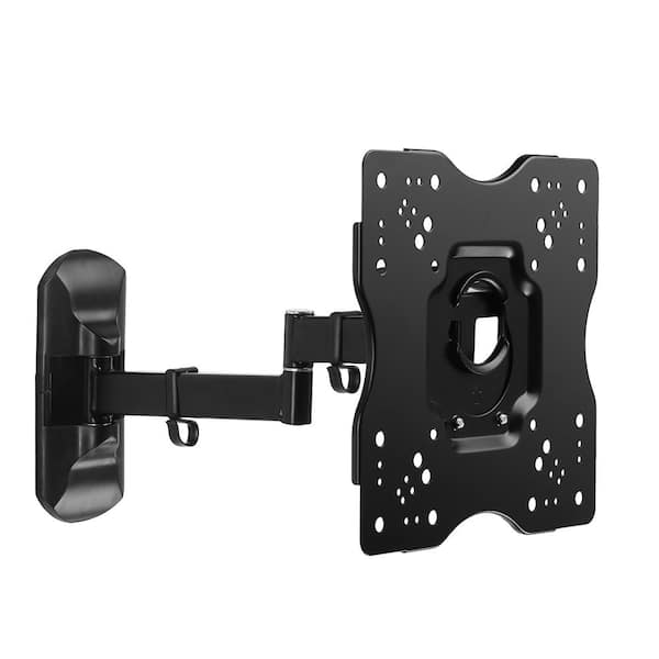 Promounts Small Articulating Tv Wall Mount For 17 44 In S Up To 120lbs Bracket Fully Assembled Ready Install Ua Pro110 - Articulating Tv Wall Mount With Cable Box Holder